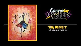 Acrylic Painting for Beginners / Tiny Dancers / Easy Step by Step Demo