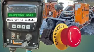 EMERGENCY SWITCH INSTALLATION ON  NLB POWER WASHER || High Pressure Hydro Jetting Machines