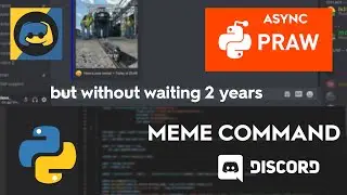 Meme command with instant response / no waiting / dank memer meme command | discord.py