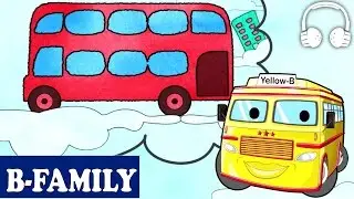[B-Family] Wheels On The Bus (Picture Book) | Muffin Songs