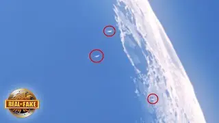 UFO'S CROSSING THE MOON? Real or Fake?