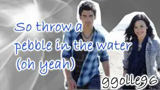 Joe Jonas & Demi Lovato - Make A Wave (with lyrics on-screen)
