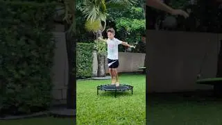 son falls from trampoline #shorts