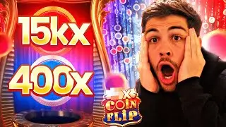 WORLDS LARGEST MULTIPLIER ON CRAZY COIN FLIP {15,000X!!!}