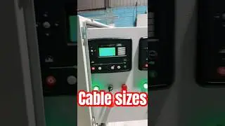 Cable sizes calculation #viral #generator #viralvideos