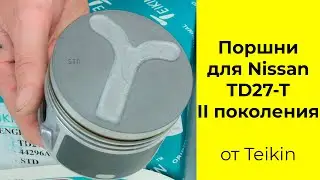 TD27T (2.7L) Nissan поршни TEIKIN 44296STD, 44296ASTD и 44296AGSTD.