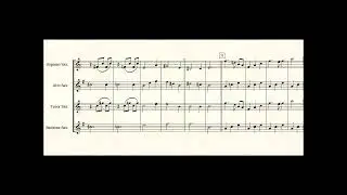 Jonathan Creek for Saxophone quartet.