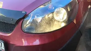 Chery Indis замена лампы дальнего света,  моторного масла и масляного фильтра