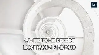 Cara Membuat White Tone Effect Lightroom Android