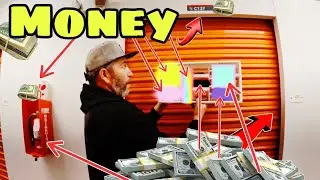 MONEY EVERYWHERE i bought an abandoned storage unit and found money @StorageStalker