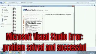Cara Mengatasi Microsoft Visual Studio 2010 Error Saat Instal_Tutorial Jinan