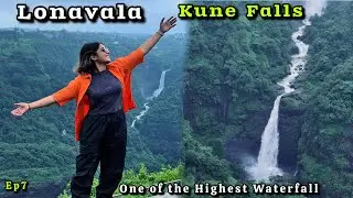 Kune Falls - Lonavala | 1 of the Highest Waterfall in India | Monsoon Ride Day 7