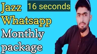 jazz whatsapp package monthly |Jazz WhatsApp monthly package 