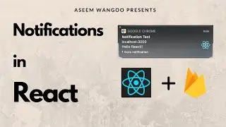 Show push notifications in React | FCM notifications in React 
