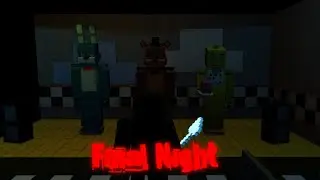 Five Nights at freddy The Finale night Minecraft