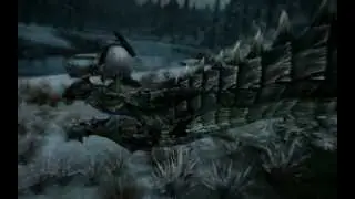 Skyrim - Killmove on dragon (1080p)