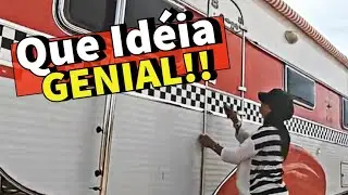 MOTOR HOME MAIS DIFERENTE QUE JÁ VIMOS NA ESTRADA IDEIA GENIAL.