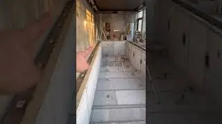 Строительство переливного бассейна в Череповце #строительствобассейнов