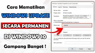 CARA MEMATIKAN UPDATE WINDOWS 10 SECARA PERMANEN