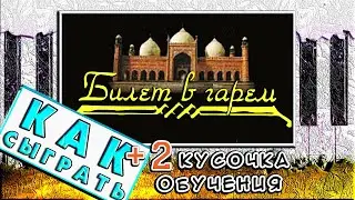 Билет в Гарем На Пианино ОБУЧЕНИЕ 🎹 Как Играть (Красивая Мелодия)