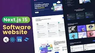 Build a Stunning Software Agency Landing Page with Next.js 15, TypeScript & Tailwind v4