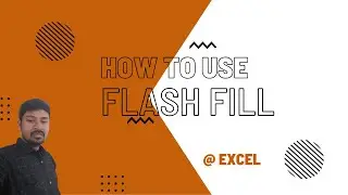 How to use Flash fill option in excel || by Quicklink