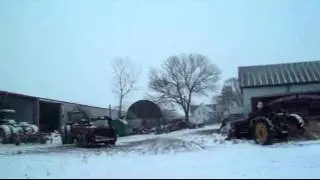 Winter Storm Angela - Hollandtown, WI area - January 12, 2012