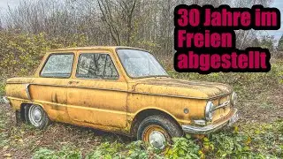 start of a russian tank engine after 30 years,installed in a car