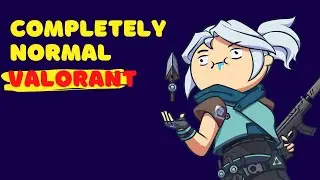 This is a COMPLETELY normal game of VALORANT #valorant #gaming #crispy