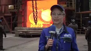Как на Атоммаше происходит операция разгибки