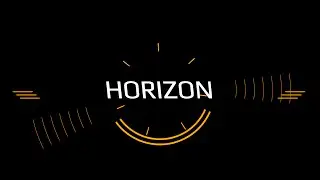 Free 2d blender intro template - Horizon (60fps)