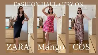 BIG FASHION HAUL// ZARA,MANGO, COS, + TRY ON