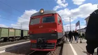 ЭР2К-1059, маршрут: Рязань-1 - Узуново / Train ER2K-1059, route: Ryazan-1 - Uzunovo