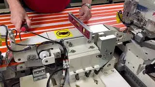 211 / 213 Automatic Hemmer, Top belt feed adjustments.