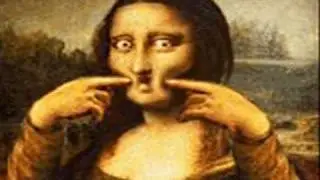 mona lisa getting crazy