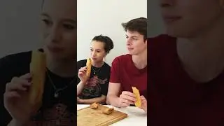 Foreigners Try Yu Char Kway / Youtiao #shorts #singapore #food