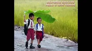SEJAMOS GRATOS PELO QUE TEMOS ( OUÇA E REFLITA )