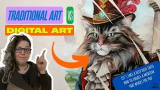Digital vs Traditional Art: Pros, Cons & Cat Commanders