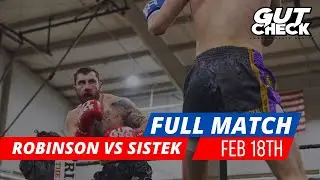 Robinson VS Sistek #kickboxing  - Full Fight