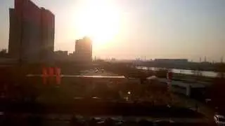 Lumia 640 Pro в движение контровой свет