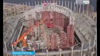 Работы на стадионе «Нижний Новгород»