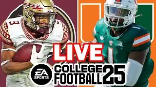 Florida State at Miami - 10/26/24 Simulation (EA College Football 25)
