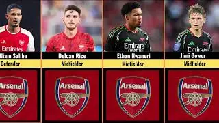 Arsenal FC's 2024/2025 FULL Squad