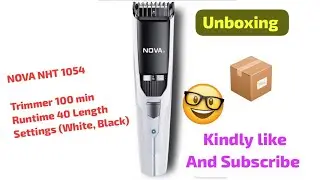 NOVA NHT 1054 Trimmer 100 min Runtime 40 Length Settings (White, Black) | Flipkart Big Billion Days