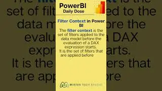 Filter Context in Power BI | DAX in PowerBI | #powerbi #daxfunctions #powerbishorts