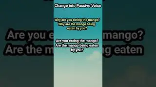 active and passive voice #english #passivevoice #spokenenglish #shorts #ytshort