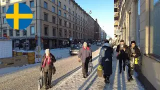 Sweden, Stockholm - Winter walk Östermalm (