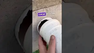 Como consertar tubos de pvc com uma tampa 😱👏 #pvc #diy #tools #shorts