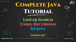 Linear Search Using Recursion in Java | Step-by-Step Tutorial | Master Recursion in Java