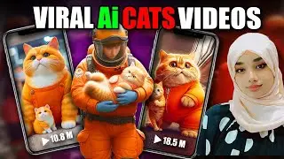 How To Create Ai Cats Story Video - Viral AI Cat and Kitten Story Tutorial - Freelancing With Warda